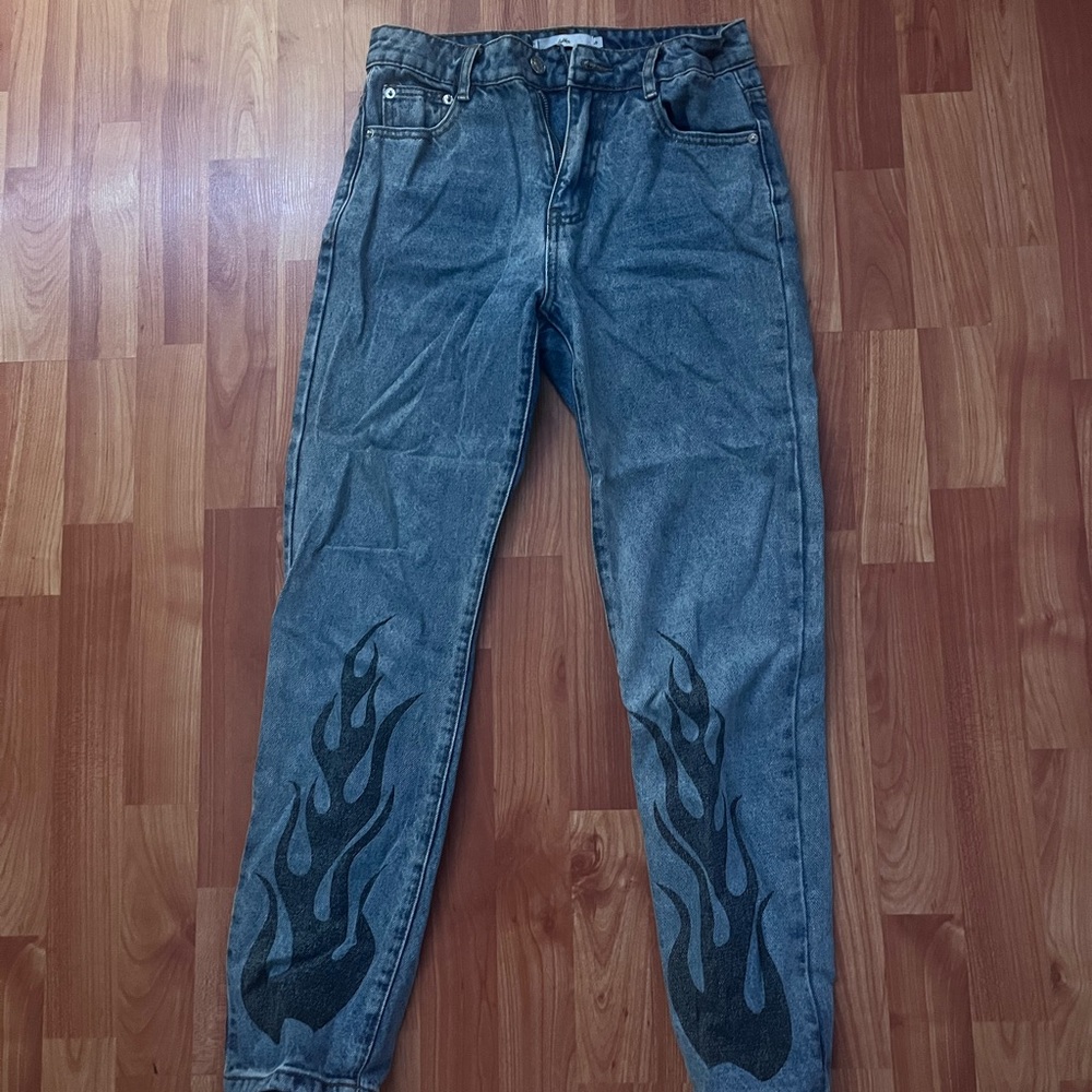 Flame End Jeans